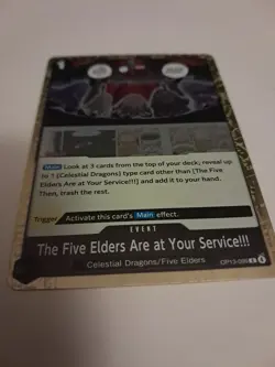The Five Elders Are at Your Service!!! (R) Rare OP13-096 Carrying On His Will - Image 3