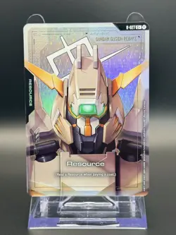 Resource R-027 C+ Gundam Card Game English Resource Card - Image 1