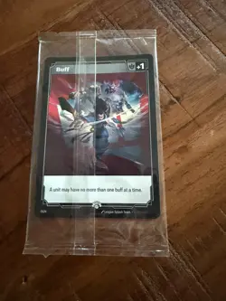 Riftbound Sealed Fistbump Buff Promo Card - Image 2