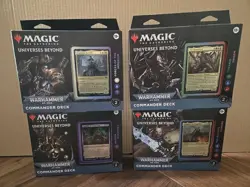 Warhammer 40K Commander Deck Set of 4 | Brand New Factory Sealed | MTG - Image 1
