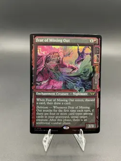 MTG Fear of Missing Out - Showcase, NM-Mint, English Duskmourn Foil 0316 - Image 1