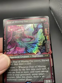 MTG Fear of Missing Out - Showcase, NM-Mint, English Duskmourn Foil 0316 - Image 5