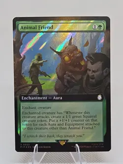 Animal Friend (Extended Art) SURGE FOIL X1 PIP MTG Fallout FB3 - Image 1