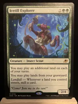 MTG Icetill Explorer 0192 Rare Regular EOE Edge of Eternities Pack Fresh - Image 1