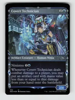Covert Technician (Showcase)*Foil* Kamigawa: Neon Dynasty 332 LP - Image 1