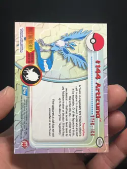 2000 Topps Pokemon TV Animation Edition Series 3 Non Holo #144 Articuno LP - Image 3