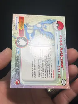2000 Topps Pokemon TV Animation Edition Series 3 Non Holo #144 Articuno LP - Image 4