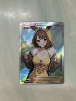Pokemon Waifu Trainer Foil Goddess Story Waifu Card Girl Holo Anime Super - Image 1