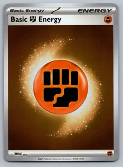 2025 Pokemon Mega Evolution Energies Fighting MEE 006 Holofoil - Image 1