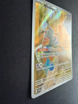 NM Mimikyu Pokemon Center 075 ETB Promo Paldean Fates Unsealed - Image 2