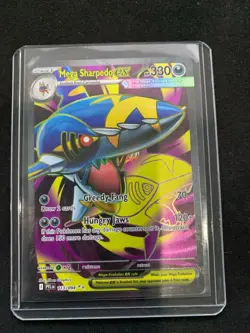 Mega Sharpedo EX 113/094 Me02: Phantasmal Flames Holo Near Mint Pokemon TCG - Image 1