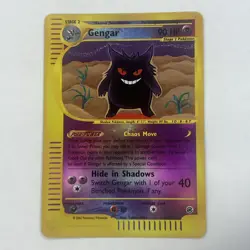 2002 Pokemon Expedition Set Gengar Holo #13/165 LP/MP - Image 1