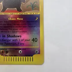 2002 Pokemon Expedition Set Gengar Holo #13/165 LP/MP - Image 4