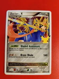Pokemon TCG Zacian Lv. X SWSH135 NM/LP- Celebrations Promo #SWSH135 - Image 1