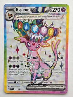 Pokemon TCG - Espeon EX (SVP 175) Premium Figure Collection - Black Star Promo - Image 1
