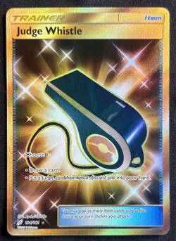 Pokemon Judge Whistle Secret Rare Sun & Moon - Team Up 194/181 M/NM - Image 1
