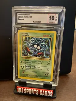 Tangela 66/102 Pokemon Base Set Unlimited Common 1999 Vintage Nintendo - Image 1