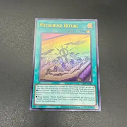 YuGiOh Mitsurugi Ritual CR09-AE084 Ultra Asian English A - Image 1
