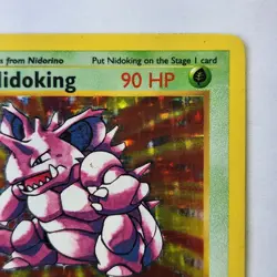 Nidoking 11/102 Holo Shadowless Pokemon TCG Base Set LP/NM Vintage 1999 Card - Image 4
