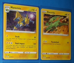 3x Manectric 059/189, 4x Electrike 058/189 Pokemon card Darkness Ablaze NM - Image 2