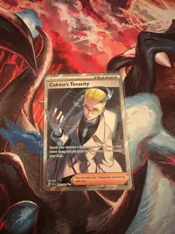 Pokemon TCG Colress's Tenacity Trainer Shrouded Fable Ultra Rare Card 087/064 - Image 1