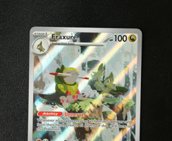 Pokemon Card TCG - Fraxure 077/064 - Shrouded Fable - Illustration Rare - NM ⭐ - Image 2