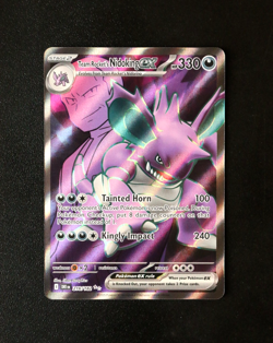 Pokemon Card - Team Rocket's Nidoking EX 216/182 - Destined Rivals - UR - NM ⭐ - Image 1