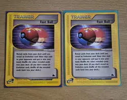 Pokemon TCG Skyridge Fast Ball x2 - Image 1