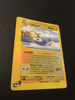 Pokemon - Lanturn - Aquapolis - Holo Reverse - 21/147 - English - Near Mint - Image 3