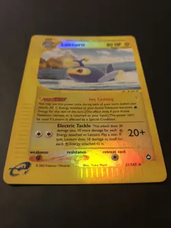 Pokemon - Lanturn - Aquapolis - Holo Reverse - 21/147 - English - Near Mint - Image 4