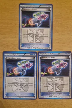 Pokemon TCG Plasma Storm Hypnotoxic Laser x3 - Image 1