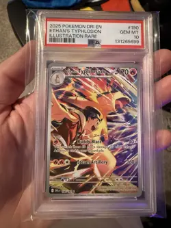 Pokemon 2025 Ethans Typhlosion 190/182 Illustration Rare GEM MINT PSA 10 🔥🔥🔥 - Image 1