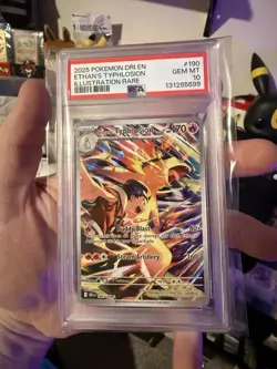 Pokemon 2025 Ethans Typhlosion 190/182 Illustration Rare GEM MINT PSA 10 🔥🔥🔥 - Image 2