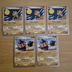 Pokemon TCG Great Encounters World Championship 2008 Claydol Baltoy bundle - Image 1
