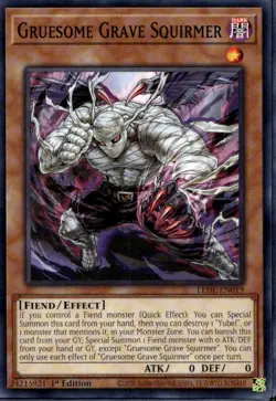 Gruesome Grave Squirmer 1st Ed Common LEDE-EN019 Yu-Gi-Oh! - Image 1