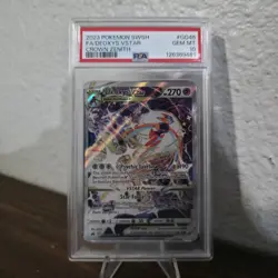 2023 POKEMON SWORD & SHIELD CROWN ZENITH #GG46 FULL ART/DEOXYS VSTAR PSA 10 - Image 3