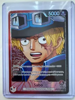Sabo (004) (Alternate Art) OP13-004 Foil | Carrying On His Will | NM/MT ENG - Image 1