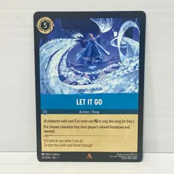 Let It Go 163/204 - Disney Lorcana TCG The First Chapter - Rare - Image 1