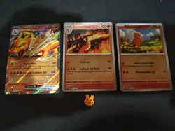 Pokemon Charizard Charmander Reverse Holo Set Indonesia 205/SV-P Promo Limited - Image 1
