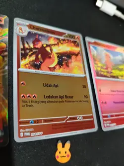 Pokemon Charizard Charmander Reverse Holo Set Indonesia 205/SV-P Promo Limited - Image 4