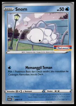 NM Snom 048/S-P | Pokemon Indomaret Stamped Promo Indonesian [US Seller] - Image 1
