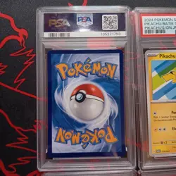 POKEMON INDONESIAN PROMOS #101 154 155 190 PIKACHU BATIK SHIRT PSA 10 Sequential - Image 3