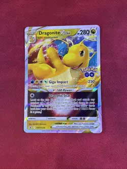Dragonite VSTAR SWSH236 Black Star Promos GO Stamped Holo Pokemon TCG 2022 NM - Image 1