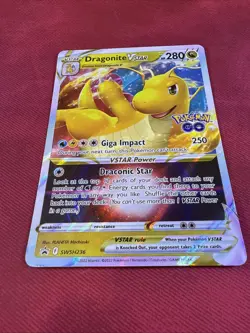 Dragonite VSTAR SWSH236 Black Star Promos GO Stamped Holo Pokemon TCG 2022 NM - Image 2