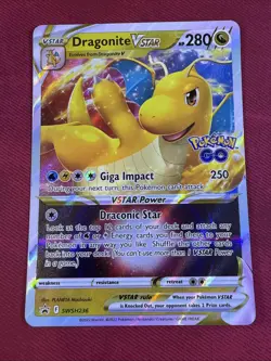 Dragonite VSTAR SWSH236 Black Star Promos GO Stamped Holo Pokemon TCG 2022 NM - Image 3