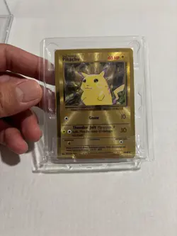 Pokemon TCG Celebrations Pikachu Gold Metal Card 58/102 25th Anniversary - Image 5