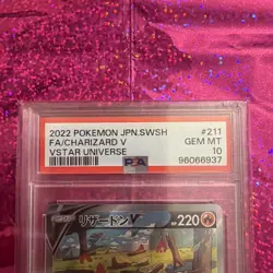 PSA 10 Charizard V Full Art 211/172 VSTAR Universe Japanese Pokemon Card 2022 - Image 3