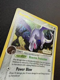 Aerodactyl 1/92 Legend Maker Pokemon Card Reverse Holo MP - Image 2