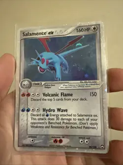 Pokemon TCG Salamence EX Power Keepers Holo Card 96/108 - Image 1