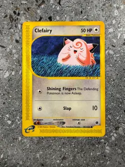 Pokemon TCG Cards Clefairy 101/165 Expedition LP - Image 1